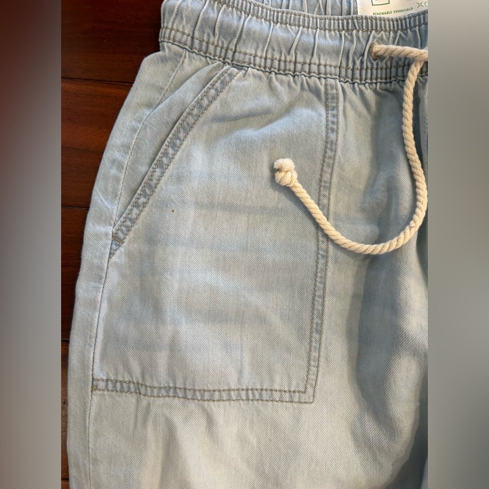 NWT-RE Generation “jasmine”jogger Pants Light blue Drawstring Size S - Picture 4 of 8